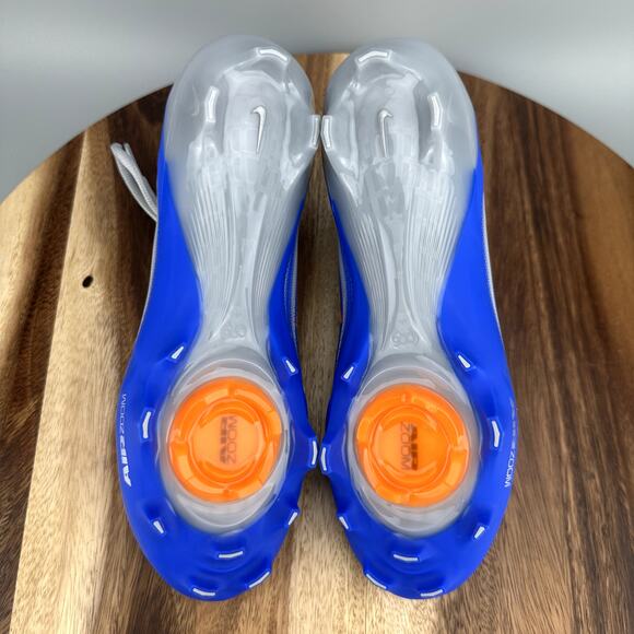 Nike Zoom Air Vapor Pro 1 Men’s Size 8 Football Cleats Blue/Gray FB3298-001 - Picture 6 of 6